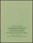 Commencement Convocation Program, USF, April 28, 1985