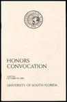 Convocation Program, USF, Honors, October 18, 1985