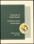 Commencement Convocation Program, Tampa Campus, December 14, 2002
