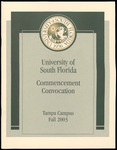 Commencement Convocation Program, Tampa Campus, December 13, 2003
