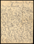 Letter, A. Hafner to Elizabeth Chandler, August 3, 1891 by Albert Hafner
