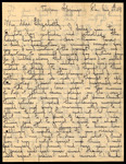 Letter, A. Hafner to Elizabeth Chandler, August 5, 1891