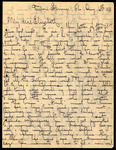 Letter, A. Hafner to Elizabeth Chandler, August 6, 1891 by Albert Hafner