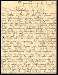 Letter, A. Hafner to Elizabeth Chandler, August 9, 1891 by Albert Hafner