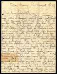 Letter, A. Hafner to Elizabeth Chandler, August 13, 1891