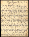 Letter, Albert Hafner to Elizabeth Chandler, October 1, 1891