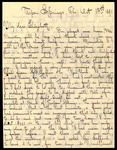 Letter, Albert Hafner to Elizabeth Chandler, October 13, 1891
