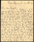 Letter, Albert Hafner to Elizabeth Chandler, October 16, 1891