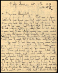 Letter, Albert Hafner to Elizabeth Chandler, October 18, 1891