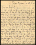 Letter, Albert Hafner to Elizabeth Chandler, October 21, 1891 by Albert Hafner