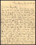 Letter, Albert Hafner to Elizabeth Chandler, October 22, 1891