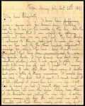 Letter, Albert Hafner to Elizabeth Chandler, October 25, 1891 by Albert Hafner