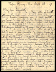 Letter, Albert Hafner to Elizabeth Chandler, September 6, 1891 by Albert Hafner