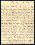 Letter, Albert Hafner to Elizabeth Chandler, September 28, 1891 by Albert Hafner