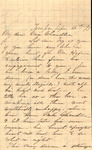 Letter, Carrie Woodson to Elizabeth Chandler, April 26, 1893