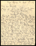 Letter, Albert Hafner to Elizabeth Chandler, September 17, 1891
