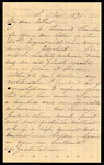 Summary of September 17 Letter, Albert Hafner's Parents to Albert Hafner, September 17, 1891 by Elizabeth H. Chandler