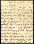 Letter, Albert Hafner to Elizabeth Chandler, August 11, 1891