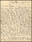 Letter, Albert Hafner to Elizabeth Chandler, July 8, 1891