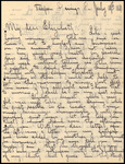 Letter, Albert Hafner to Elizabeth Chandler, July 19, 1891