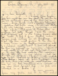 Letter, Albert Hafner to Elizabeth Chandler, July 22, 1891