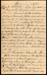 Summary of June 1891 Letters, Albert Hafner to Elizabeth Chandler, June 1891 by Elizabeth H. Chandler