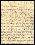 Letter, Albert Hafner to Elizabeth Chandler, September 30, 1891