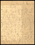 Letter, Albert Hafner to Elizabeth Chandler, March 1, 1892