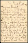 Letter, Albert Hafner to Elizabeth Chandler, March 10, 1892