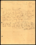 Letter, Albert Hafner to Elizabeth Chandler, March 14, 1892