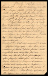 Summary of March 1892 Letters, Albert Hafner to Elizabeth Chandler, March 1892 by Elizabeth H. Chandler