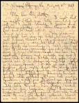 Letter, Albert Hafner to Elizabeth Chandler, May 3, 1893