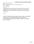 Email cover letter from Carolyn P. Yoder to Carolyn Meyer, describing summation of comments in attached early draft of Girl with a Camera by Carolyn P. Yoder