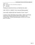 Email from Carolyn P. Yoder to Carolyn Meyer by Carolyn P. Yoder