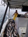 Mason Bowen with catch of kingfish