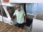 Captain Jimmy Reeves on his boat The Second Wind