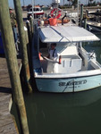 Captain Revels unloading kingfish Fisherman's Warf Ft. Peirce