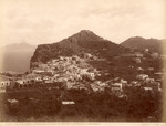 Brogi. ISOLA DI CAPRI - Panorama col Monte S. Michele e col Vesuvio in Iontanza. "No. 10385."