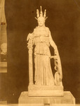 Collection Merlin, Athenes. "No. 129." [Photograph of the sculpture of Athena Parthenos.]