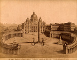 Basilica de S. Pietro in Vatican, La Facciato, Costruita dal Maderno ed il Colonnato dal Bernini (XVI Scolo)