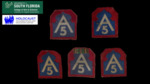 US Armed Forced World War II A5 Patches by USF Institute for Digital Exploration