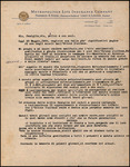 Notice, L'Unione Italian members and public on Memorial Cemetery, May 28, 1950