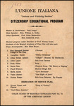 Flier, Citizenship Educational Program, 1953