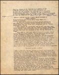 Organizational History, Memorandum by Paul Longo, 1950