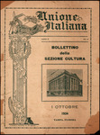 Magazine, Bollettino Della Sezione Cultura, October 1934 by L'Unione Italiana