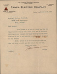 Letter, J.C. Woodsome to Kate Jackson, November 28, 1913