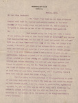 Letter, Caroline S.Z. Huber to Kate Jackson, November 10, 1913 by Caroline Stephens Zeigler Huber