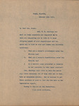 Letter, Kate Jackson to Mrs. Green with Enclosure, October 29, 1914