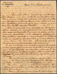 Letter, Lanza to José Ramón Avellanal, July 7, 1904 by Lanza