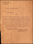Letter, Amado Mas to José Ramón Avellanal, December 14, 1915 by Amado Mas